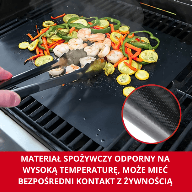 Nowa generacja mat do grillowania – Zestaw 10 szt. (8+2 GRATIS)